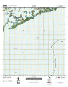 Saddlebunch Keys Florida Historical topographic map, 1:24000 scale, 7.5 X 7.5 Minute, Year 2012