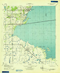 Safety Harbor Florida Historical topographic map, 1:31680 scale, 7.5 X 7.5 Minute, Year 1943
