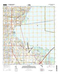 Safety Harbor Florida Current topographic map, 1:24000 scale, 7.5 X 7.5 Minute, Year 2015