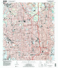 Saint Petersburg Florida Historical topographic map, 1:24000 scale, 7.5 X 7.5 Minute, Year 1998