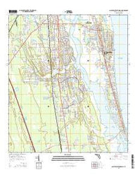 Saint Augustine Beach Florida Current topographic map, 1:24000 scale, 7.5 X 7.5 Minute, Year 2015