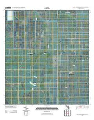 Saint Johns Marsh South Florida Historical topographic map, 1:24000 scale, 7.5 X 7.5 Minute, Year 2012