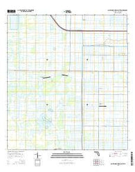Saint Johns Marsh South Florida Current topographic map, 1:24000 scale, 7.5 X 7.5 Minute, Year 2015