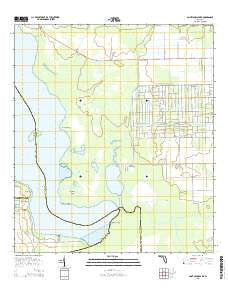 Saint Johns Park Florida Current topographic map, 1:24000 scale, 7.5 X 7.5 Minute, Year 2015