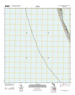 Saint Joseph Peninsula Florida Historical topographic map, 1:24000 scale, 7.5 X 7.5 Minute, Year 2012