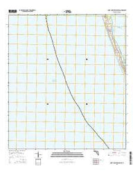 Saint Joseph Peninsula Florida Current topographic map, 1:24000 scale, 7.5 X 7.5 Minute, Year 2015