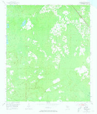 Salem SW Florida Historical topographic map, 1:24000 scale, 7.5 X 7.5 Minute, Year 1954