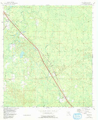 Salem Florida Historical topographic map, 1:24000 scale, 7.5 X 7.5 Minute, Year 1954