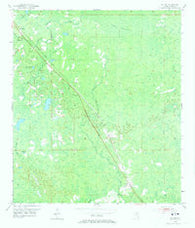 Salem Florida Historical topographic map, 1:24000 scale, 7.5 X 7.5 Minute, Year 1954