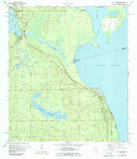 Salt Springs Florida Historical topographic map, 1:24000 scale, 7.5 X 7.5 Minute, Year 1970