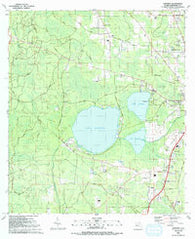 Sampson Florida Historical topographic map, 1:24000 scale, 7.5 X 7.5 Minute, Year 1991