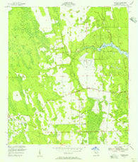 Samsula Florida Historical topographic map, 1:24000 scale, 7.5 X 7.5 Minute, Year 1952