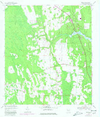 Samsula Florida Historical topographic map, 1:24000 scale, 7.5 X 7.5 Minute, Year 1952