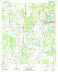 San Antonio Florida Historical topographic map, 1:24000 scale, 7.5 X 7.5 Minute, Year 1954