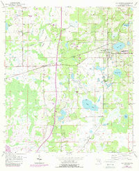 San Antonio Florida Historical topographic map, 1:24000 scale, 7.5 X 7.5 Minute, Year 1954