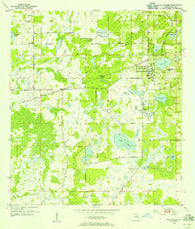 San Antonio Florida Historical topographic map, 1:24000 scale, 7.5 X 7.5 Minute, Year 1954