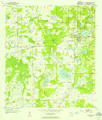 San Antonio Florida Historical topographic map, 1:24000 scale, 7.5 X 7.5 Minute, Year 1954