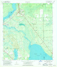 San Mateo Florida Historical topographic map, 1:24000 scale, 7.5 X 7.5 Minute, Year 1968