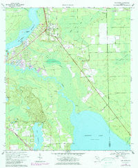 San Mateo Florida Historical topographic map, 1:24000 scale, 7.5 X 7.5 Minute, Year 1968