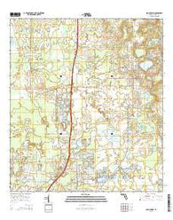 San Antonio Florida Current topographic map, 1:24000 scale, 7.5 X 7.5 Minute, Year 2015