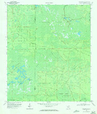 Sanderson NW Florida Historical topographic map, 1:24000 scale, 7.5 X 7.5 Minute, Year 1969