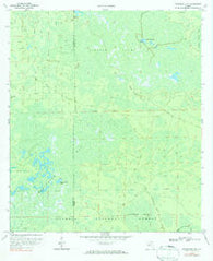 Sanderson NW Florida Historical topographic map, 1:24000 scale, 7.5 X 7.5 Minute, Year 1969
