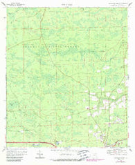 Sanderson North Florida Historical topographic map, 1:24000 scale, 7.5 X 7.5 Minute, Year 1969