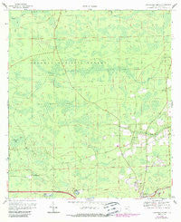 Sanderson North Florida Historical topographic map, 1:24000 scale, 7.5 X 7.5 Minute, Year 1969