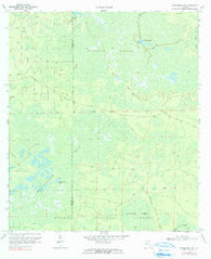 Sanderson Nw Florida Historical topographic map, 1:24000 scale, 7.5 X 7.5 Minute, Year 1969