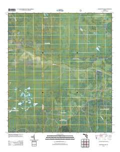 Sanderson NW Florida Historical topographic map, 1:24000 scale, 7.5 X 7.5 Minute, Year 2012
