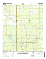 Sanderson NW Florida Current topographic map, 1:24000 scale, 7.5 X 7.5 Minute, Year 2015