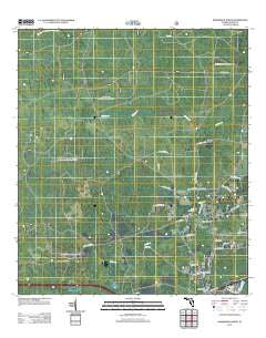 Sanderson North Florida Historical topographic map, 1:24000 scale, 7.5 X 7.5 Minute, Year 2012