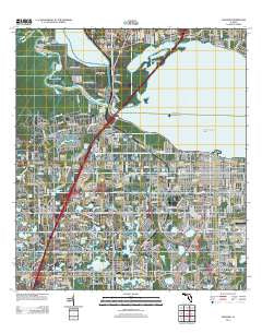 Sanford Florida Historical topographic map, 1:24000 scale, 7.5 X 7.5 Minute, Year 2012