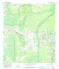 Sanford Sw Florida Historical topographic map, 1:24000 scale, 7.5 X 7.5 Minute, Year 1965