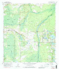 Sanford Sw Florida Historical topographic map, 1:24000 scale, 7.5 X 7.5 Minute, Year 1965