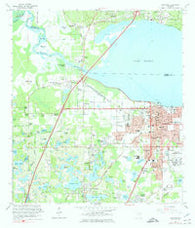 Sanford Florida Historical topographic map, 1:24000 scale, 7.5 X 7.5 Minute, Year 1965