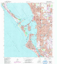 Sarasota Florida Historical topographic map, 1:24000 scale, 7.5 X 7.5 Minute, Year 1973