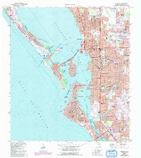 Sarasota Florida Historical topographic map, 1:24000 scale, 7.5 X 7.5 Minute, Year 1973