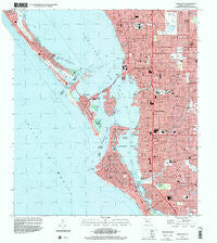 Sarasota Florida Historical topographic map, 1:24000 scale, 7.5 X 7.5 Minute, Year 1994