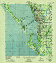 Sarasota Florida Historical topographic map, 1:31680 scale, 7.5 X 7.5 Minute, Year 1944