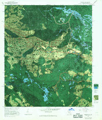 Sargent Florida Historical topographic map, 1:24000 scale, 7.5 X 7.5 Minute, Year 1967