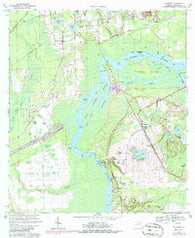 Satsuma Florida Historical topographic map, 1:24000 scale, 7.5 X 7.5 Minute, Year 1968
