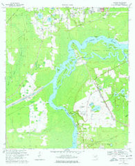 Satsuma Florida Historical topographic map, 1:24000 scale, 7.5 X 7.5 Minute, Year 1968
