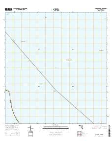 Schooner Bank Florida Current topographic map, 1:24000 scale, 7.5 X 7.5 Minute, Year 2015
