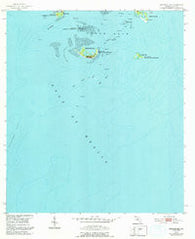 Seahorse Key Florida Historical topographic map, 1:24000 scale, 7.5 X 7.5 Minute, Year 1955