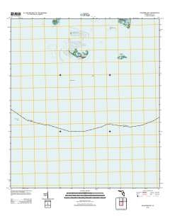 Seahorse Key Florida Historical topographic map, 1:24000 scale, 7.5 X 7.5 Minute, Year 2012
