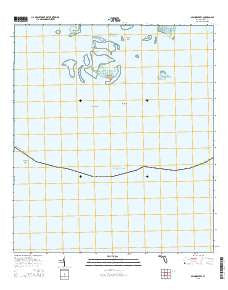 Seahorse Key Florida Current topographic map, 1:24000 scale, 7.5 X 7.5 Minute, Year 2015