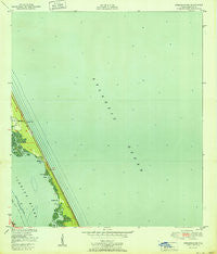 Sebastian NW Florida Historical topographic map, 1:24000 scale, 7.5 X 7.5 Minute, Year 1951