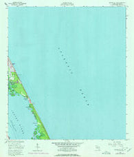 Sebastian NW Florida Historical topographic map, 1:24000 scale, 7.5 X 7.5 Minute, Year 1949