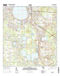 Sebring Florida Current topographic map, 1:24000 scale, 7.5 X 7.5 Minute, Year 2015